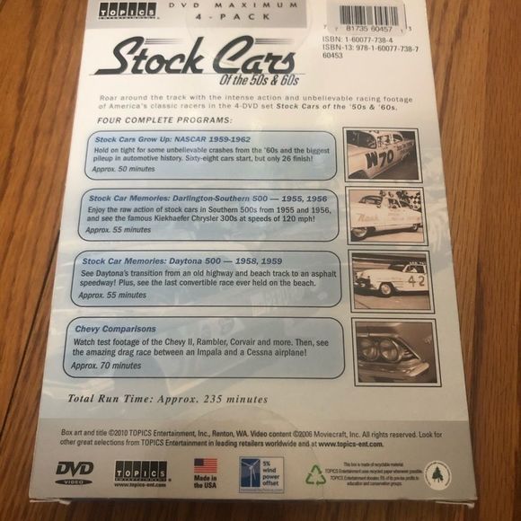 Stick Cars of the 50’s & 60’s 4 pk. DVD new! - Picture 2 of 3